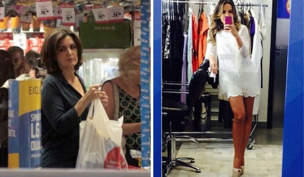 Gente como a gente! Patrícia Abravanel, Fátima Bernardes e outras celebridades milionárias flagradas fazendo compras em lojas populares