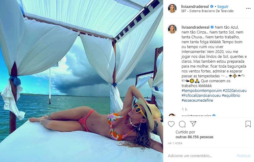 A apresentadora do SBT voltou a causar polêmica nas redes sociais (Foto: Reprodução/Instagram) A apresentadora do SBT voltou a causar polêmica nas redes sociais (Foto: Reprodução/Instagram)