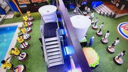 Grupo Camarote e Pipoca se enfrentam na primeira prova de resistência do BBB20 (Foto: Reprodução) Grupo Camarote e Pipoca se enfrentam na primeira prova de resistência do BBB20 (Foto: Reprodução)