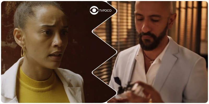 Álvaro e Vitória na novela Amor de Mãe Álvaro e Vitória na novela Amor de Mãe
