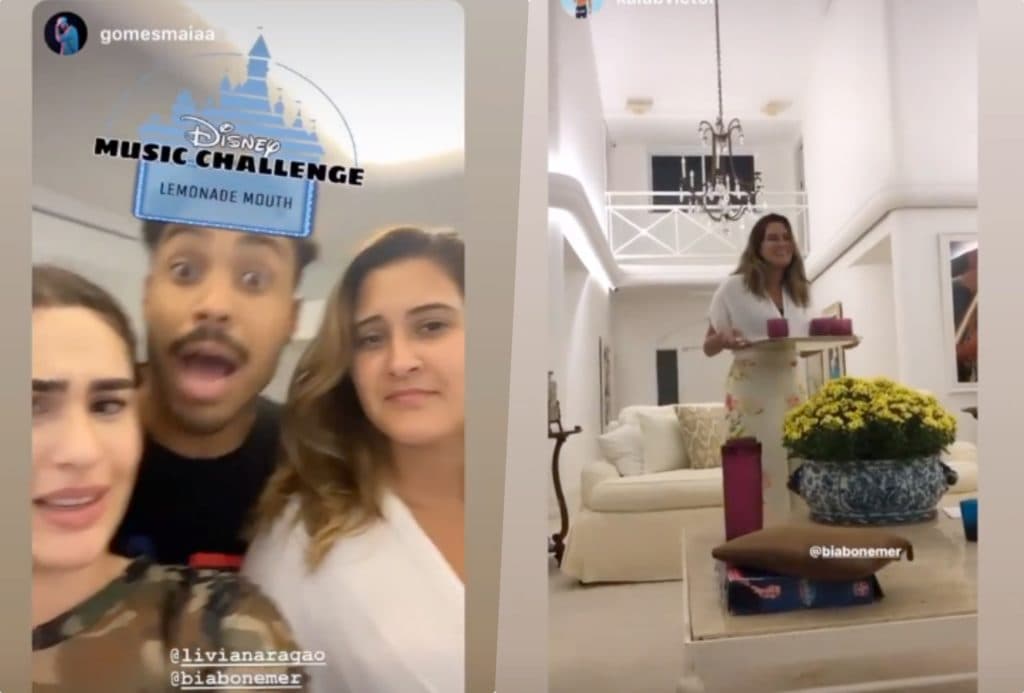 Bia Bonemer, filha de Fátima Bernades e William Bonner, fez um encontro de amigos (Foto reprodução) Bia Bonemer, filha de Fátima Bernades e William Bonner, fez um encontro de amigos (Foto reprodução)