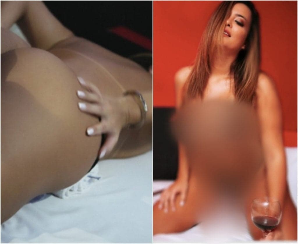 Proibidão! Geisy Arruda surge com p*u no meio das pernas para divulgar conta pornô