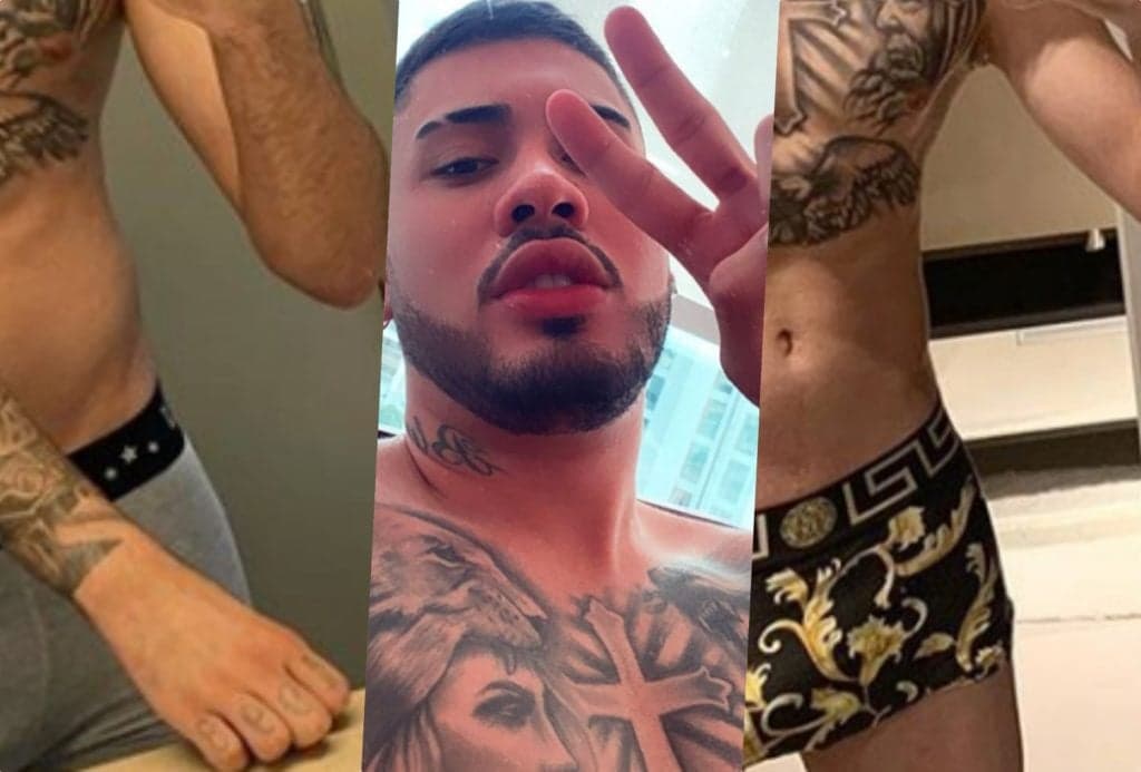 Que espada! Kevinho tem foto de cueca viralizada e famoso gay o expõe: "Pesadão né?"
