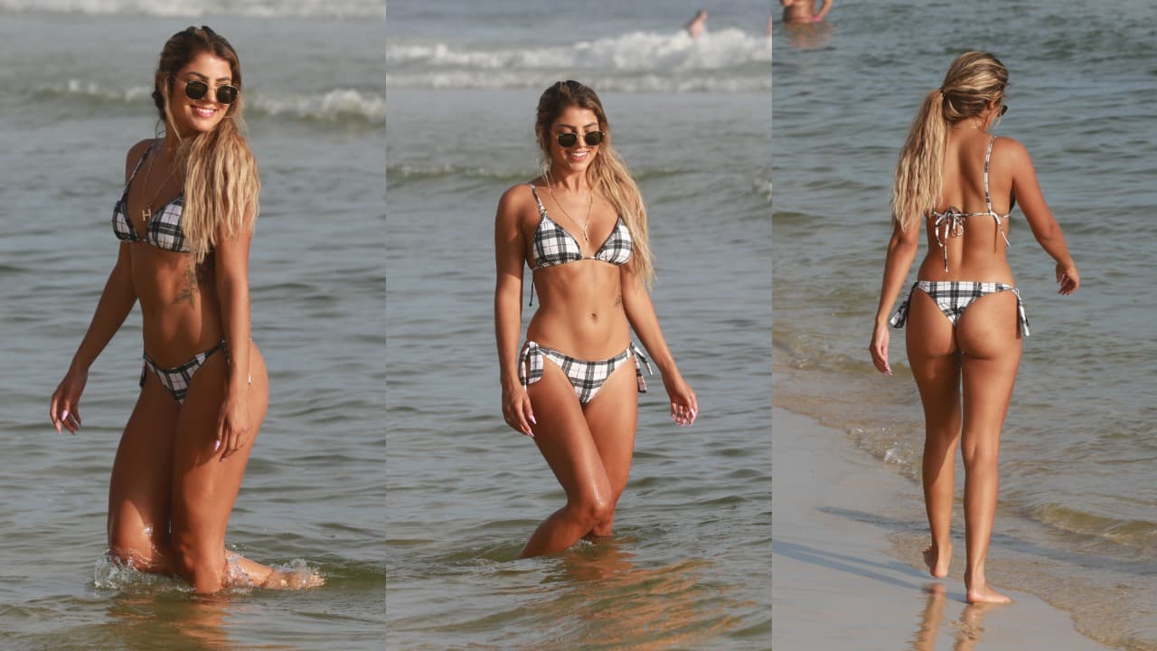 Hariany Almeida na praia da Bara da Tijuca, no Rio de Janeiro (Foto: Dilson Silva/AgNews) Hariany Almeida na praia da Bara da Tijuca, no Rio de Janeiro (Foto: Dilson Silva/AgNews)