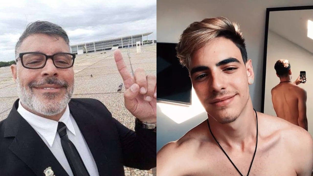 Alexandre Frota e Mayã Frota (Foto: Reprodução/Instagram/Montagem TV Foco) Alexandre Frota e Mayã Frota (Foto: Reprodução/Instagram/Montagem TV Foco)