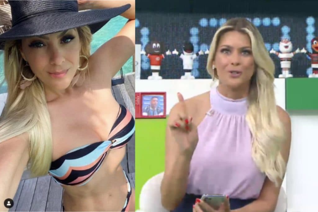 Revoltada, Renata Fan dá comida de rabo ao vivo após ser esculachada por foto de biquíni