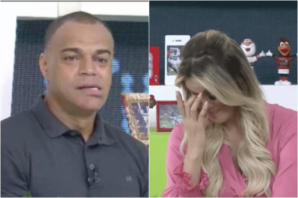 Renata Fan tem relação com Denílson nos bastidores da Band exposta e apelido carinhoso viraliza