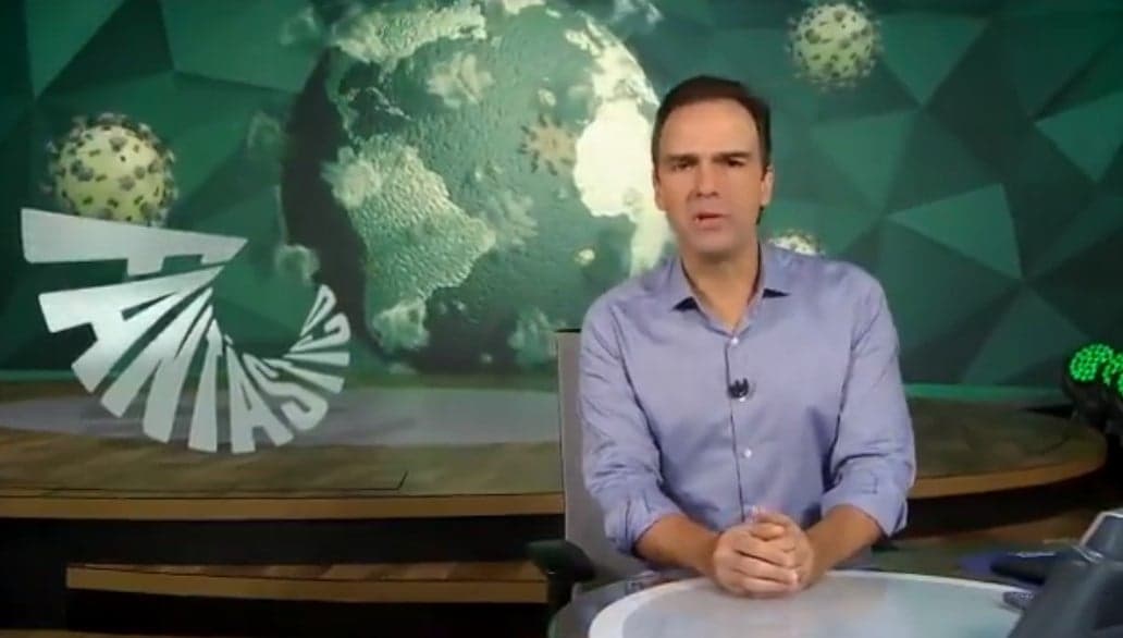 Tadeu Schmidt no comando do Fantástico, da Globo - Foto: Reprodução Tadeu Schmidt no comando do Fantástico, da Globo - Foto: Reprodução