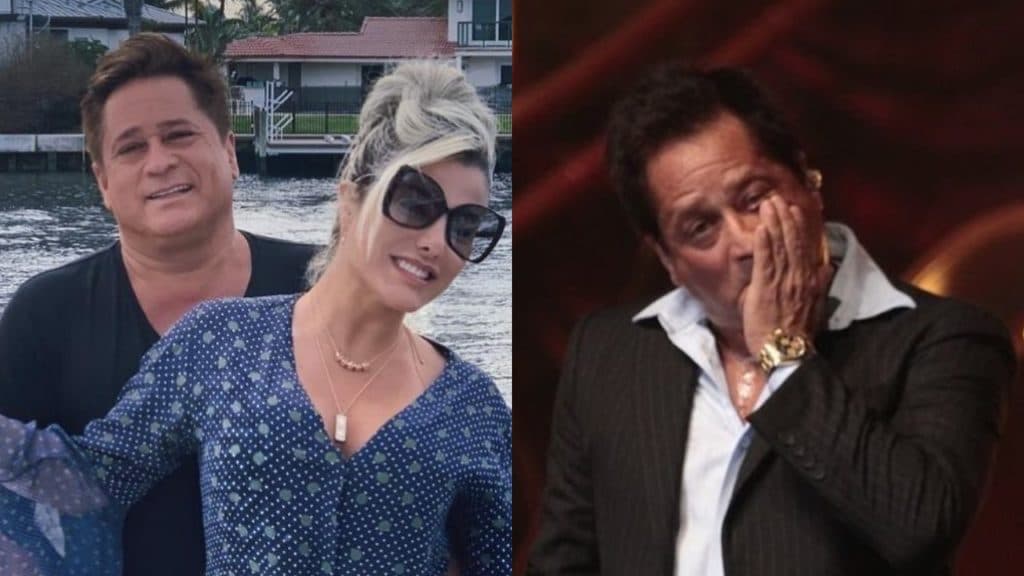 Após brigas, esposa de Leonardo flagra cantor deixando casa com a mala na mão: "Para de filmar"