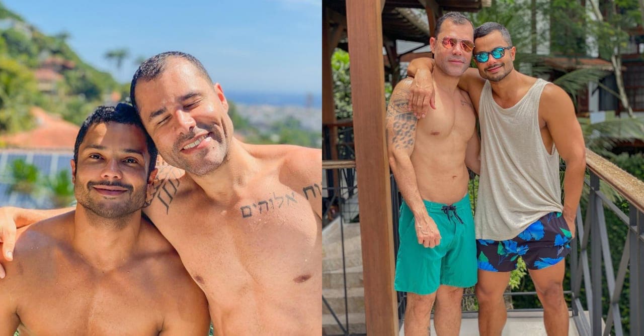 Rodrigo Sant'anna e o marido Júnior Figueiredo (Foto: Reprodução/Instagram) Rodrigo Sant'anna e o marido Júnior Figueiredo (Foto: Reprodução/Instagram)