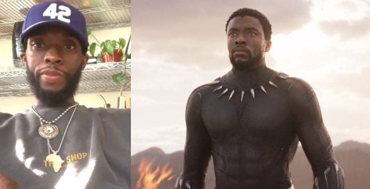 Chadwick Boseman de "Pantera Negra" aparece extremamente magro durante a quarentena