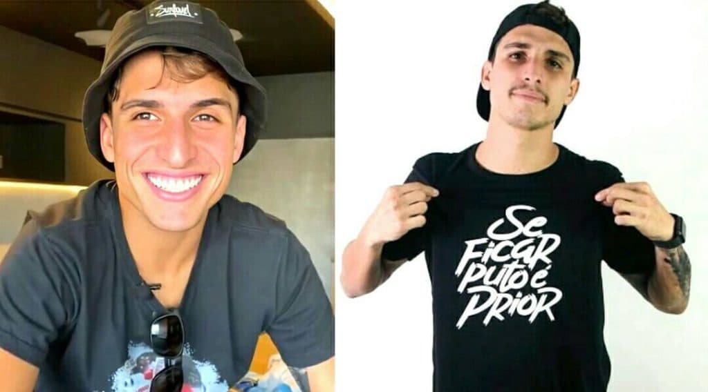 Prior supera fase terrível pós BBB 20, explode nas redes sociais e lança linha de camisetas: "Pisão"