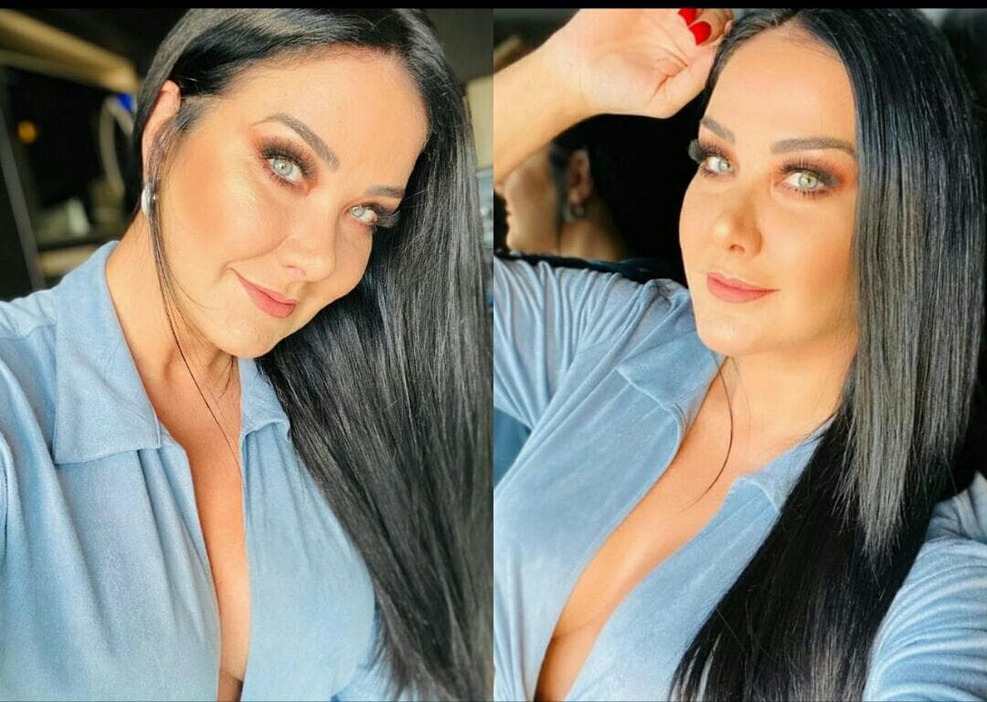 Helen Ganzarolli posta foto exibindo decote e público comenta (Foto: Reprodução/Instagram) Helen Ganzarolli posta foto exibindo decote e público comenta (Foto: Reprodução/Instagram)