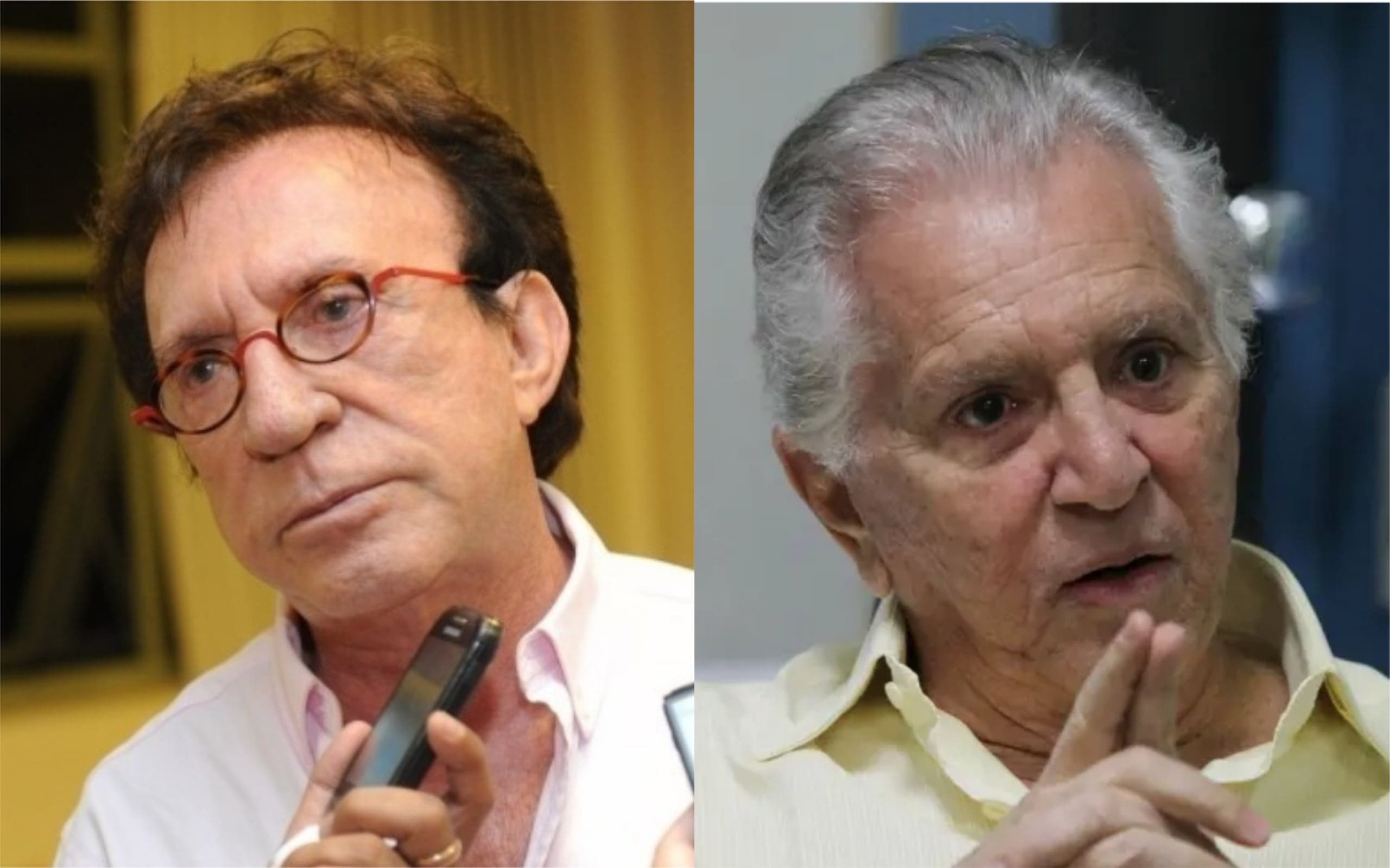 Moacyr Franco e Carlos Alberto de Nóbrega (Foto: Divulgação) Moacyr Franco e Carlos Alberto de Nóbrega (Foto: Divulgação)