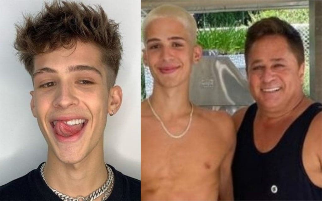 João Guilherme, filho de Leonardo, após surgir coberto de sangue e sem roupa, se assume pra família: "Coragem"