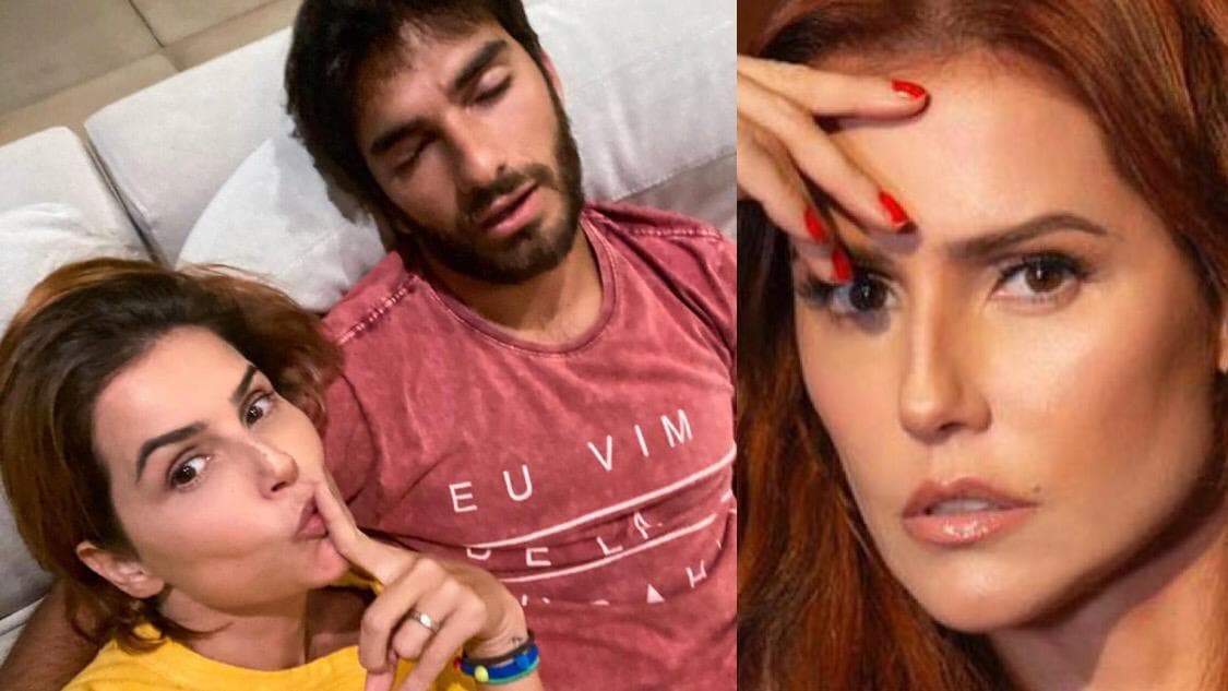 Déborah Secco com o marido Hugo Moura (Reprodução/ Montagem) Déborah Secco com o marido Hugo Moura (Reprodução/ Montagem)
