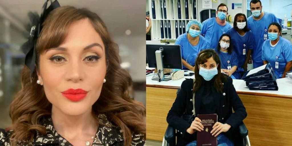 Ex-BBB Maria Melilo comemora alta hospitalar após complicações por coronavírus: "Batalha vencida"