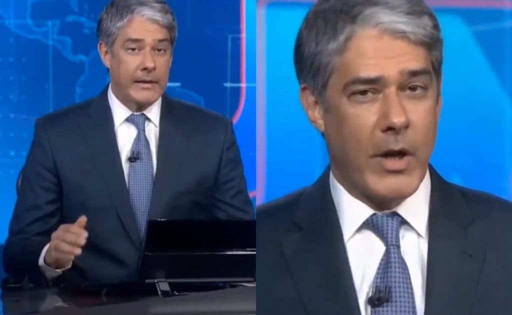 William Bonner é desmascarado ao vivo e vira alvo de ataques após dar triste notícia no Jornal Nacional: "Morte"