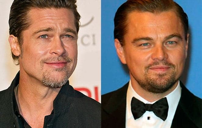 Brad Pitt e Leonardo DiCaprio são convidados a fazerem par romântico em filme gay (Foto: Reprodução) Brad Pitt e Leonardo DiCaprio são convidados a fazerem par romântico em filme gay (Foto: Reprodução)