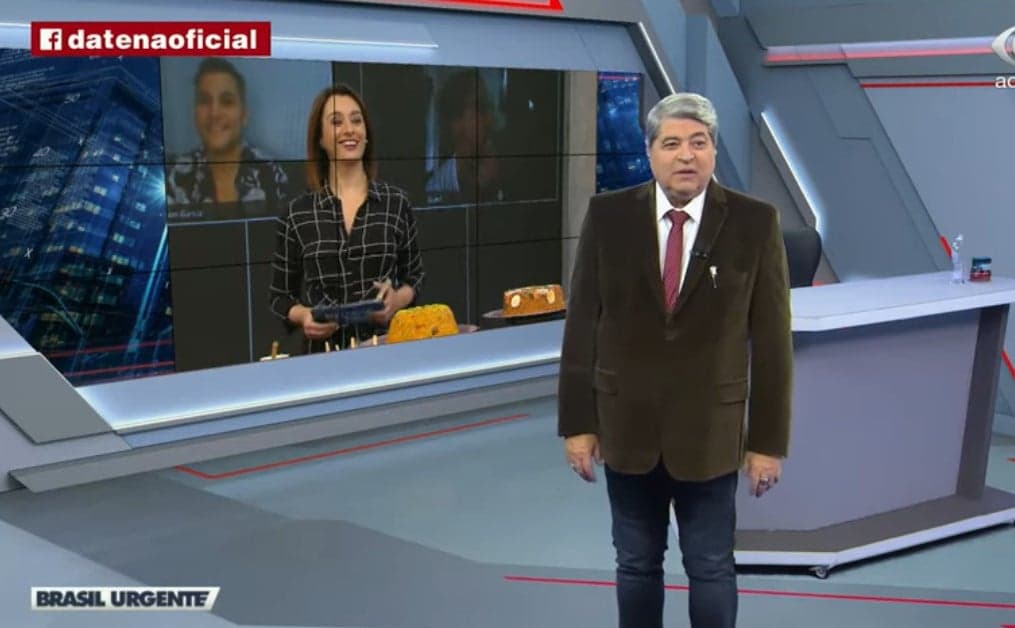 O apresentador Datena em seu programa na Band - Foto: Reprodução O apresentador Datena em seu programa na Band - Foto: Reprodução