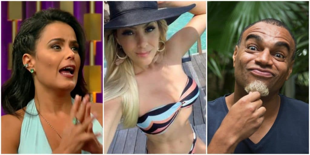 Esposa de Denílson surge aos gritos, após relação com Renata Fan e transição: 'Só quem tá passando, vai entender'
