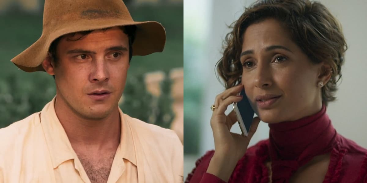 Sergio Guizé (Candinho) em Eta Mundo Bom e Camila Pitanga (Olga) em Aruanas; reprise teve mais audiência que série inédita (Foto: Reprodução/Globo) Sergio Guizé (Candinho) em Eta Mundo Bom e Camila Pitanga (Olga) em Aruanas; reprise teve mais audiência que série inédita (Foto: Reprodução/Globo)