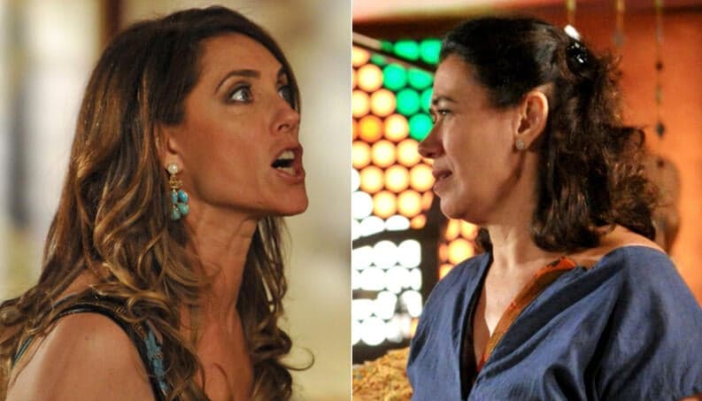 Tereza Cristina destrói Griselda em Fina Estampa - Foto: Montagem Tereza Cristina destrói Griselda em Fina Estampa - Foto: Montagem