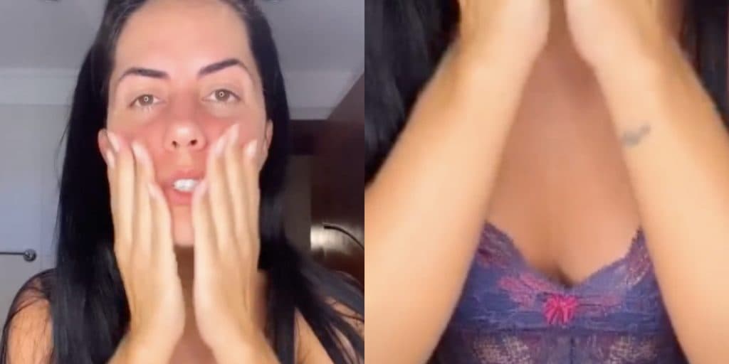Graciele Lacerda surge em vídeo de lingerie transparente mostrando tudo e fazendo depilação íntima: "Vermelho"