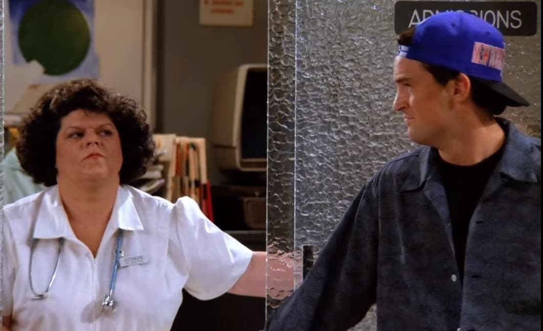 Cena de Mary Pat Gleason em Friends (Foto: Reprodução) Cena de Mary Pat Gleason em Friends (Foto: Reprodução)