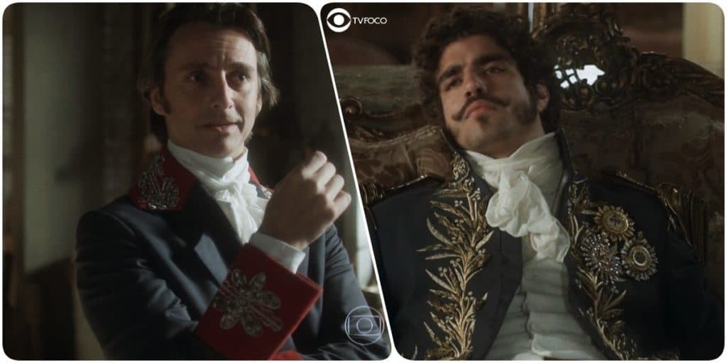 Patrício é "seduzido" por Dom Pedro na novela Novo Mundo Patrício é "seduzido" por Dom Pedro na novela Novo Mundo