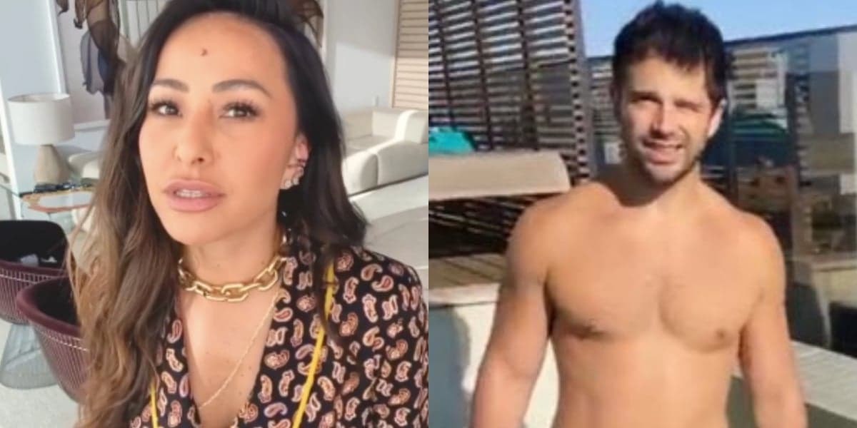 A famosa apresentadora da Record, Sabrina Sato pegou o seu marido só de cueca (Foto: reprodução/Instagram/Montagem TV Foco) A famosa apresentadora da Record, Sabrina Sato pegou o seu marido só de cueca (Foto: reprodução/Instagram/Montagem TV Foco)