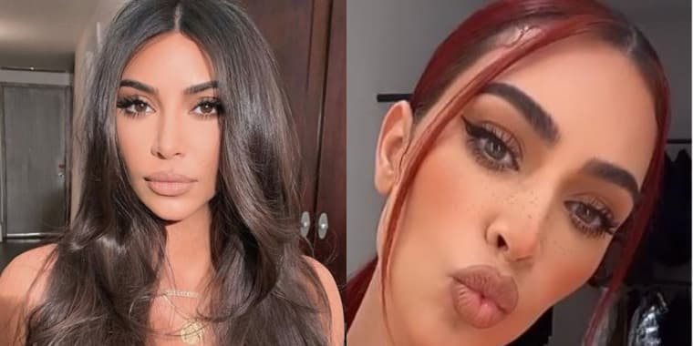Kim Kardashian ousa, passa por transformação radical e pinta o cabelo de vermelho: "Não é uma peruca"