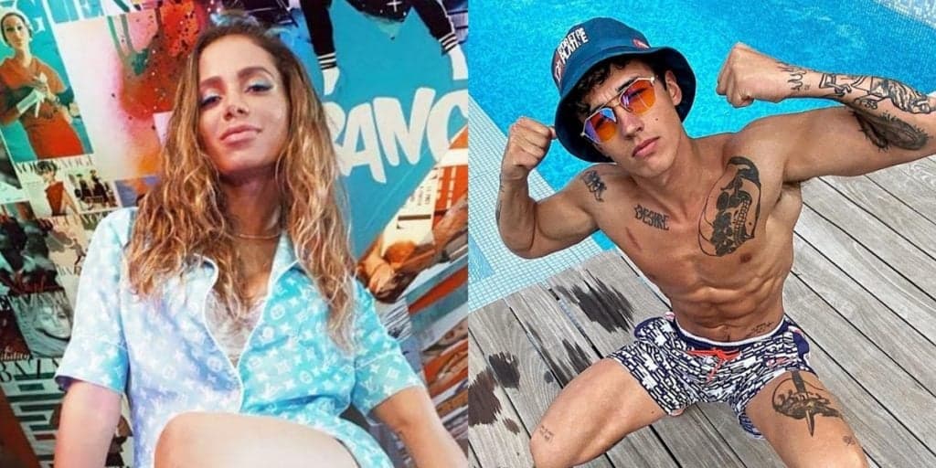 Novo namorado de Anitta, tira a cueca, fica completamente nu em frente ao espelho e foto é espalhada: "To molhada"