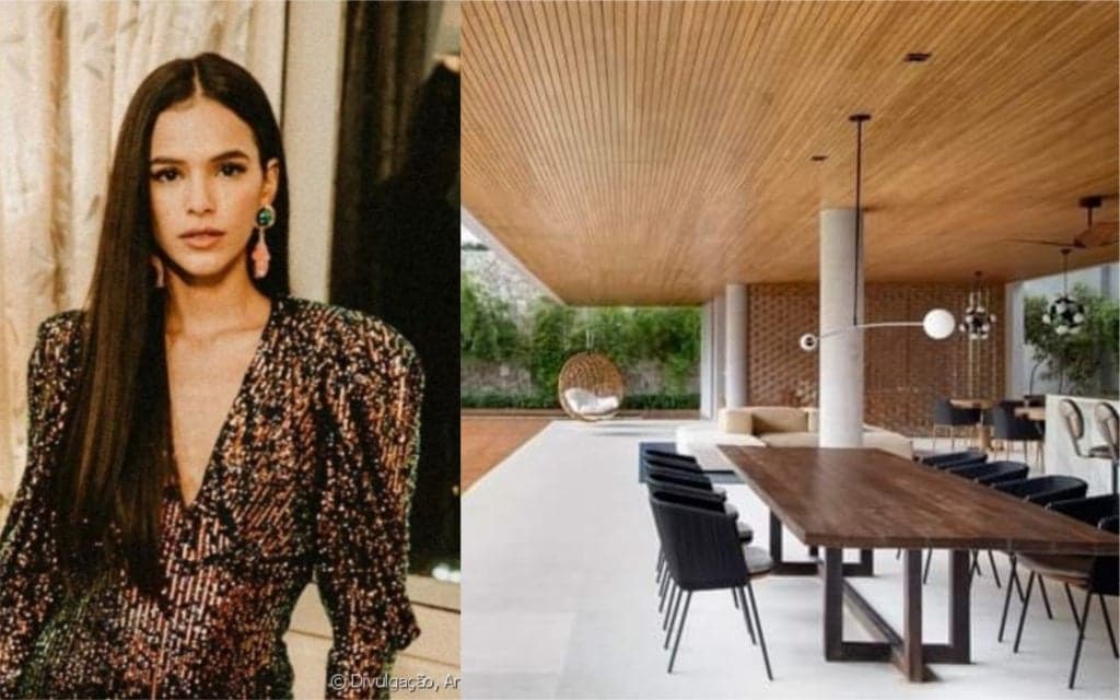 Mansão de 900 metros de Bruna Marquezine afogada em luxo tem fotos de todos os cômodos viraIizadas: "É chocante"