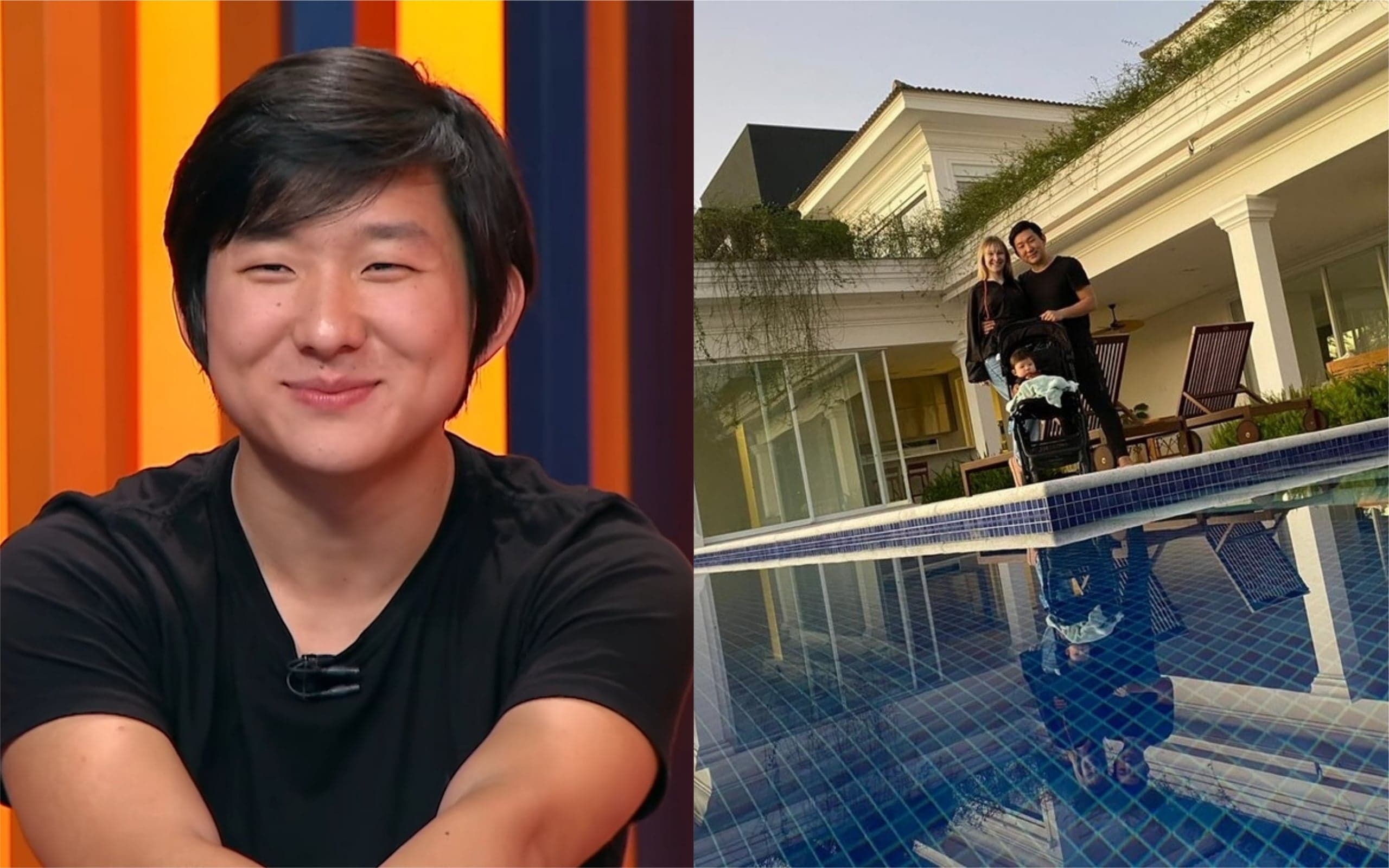 Pyong Lee está em sua nova mansão (Foto: Divulgação) Pyong Lee está em sua nova mansão (Foto: Divulgação)