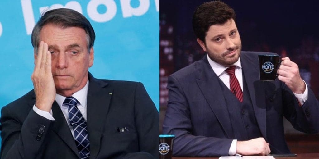 Danilo Gentili diz que Bolsonaro pediu sua demissão, mas toma resposta em live: "Coitada da minha mãe"