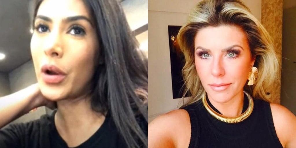 Flávia Noronha, ao vivo, expõe briga com Íris Stefanelli, detona ex-repórter do TV Fama e acusa: “Foi ela”