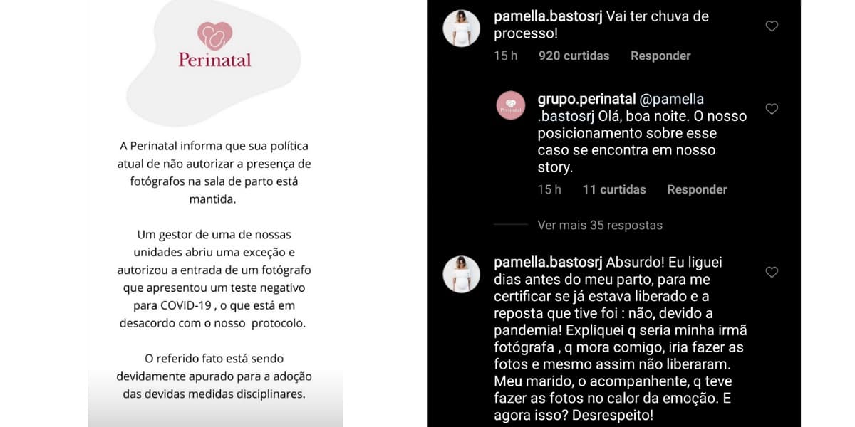 Após polêmica envolvendo Giovanna Ewbank e Bruno Gagliasso, Grupo Perinatal se pronuncia (Foto: Reprodução/Instagram) Após polêmica envolvendo Giovanna Ewbank e Bruno Gagliasso, Grupo Perinatal se pronuncia (Foto: Reprodução/Instagram)