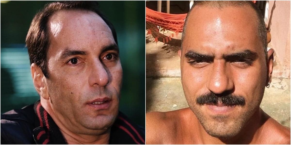 Edmundo tem relação conturbada com o filho, Alexandre Mortágua. (Foto: Montagem/Divulgação) Edmundo tem relação conturbada com o filho, Alexandre Mortágua. (Foto: Montagem/Divulgação)