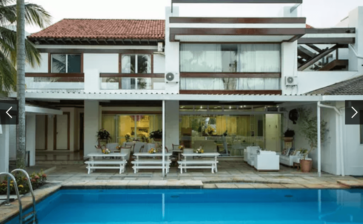 Piscina da Mansão de Renato (Foto: Reprodução)