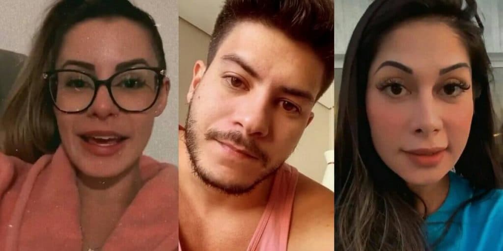 Escândalo! Arícia Silva volta atrás, assume relação com Arthur Aguiar, pede perdão para Mayra e detona: "Cachorrão"