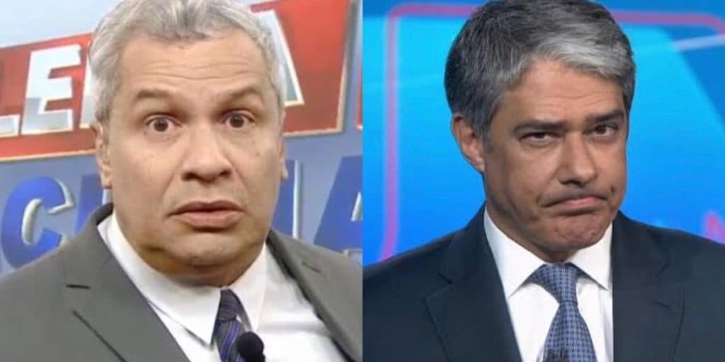 Rivais declarados, Sikêra Jr e William Bonner têm salários divulgados em meio a escândalo na TV e lista de processos