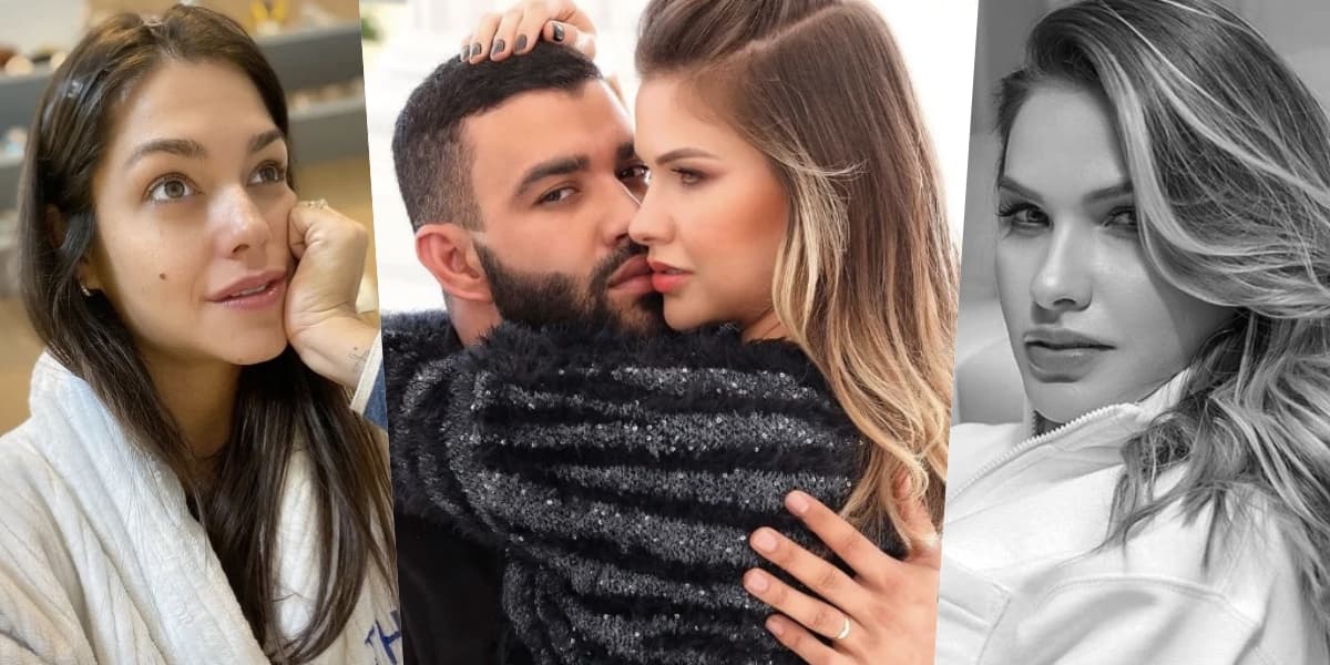 Andressa Suita, esposa de Gusttavo Lima, se envolveu em algumas polêmicas (Foto montagem: TV Foco) Andressa Suita, esposa de Gusttavo Lima, se envolveu em algumas polêmicas (Foto montagem: TV Foco)