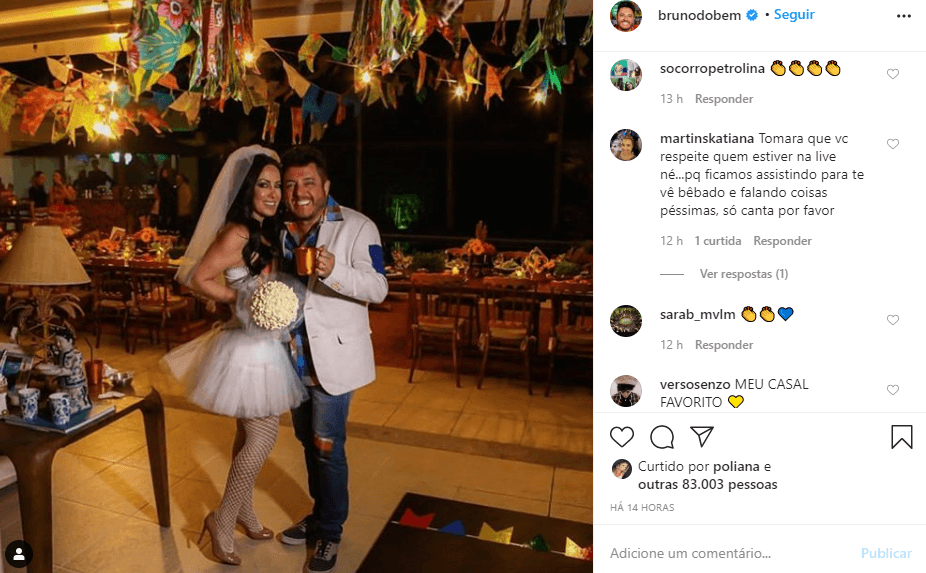 Parceiro de Marrone foi alertado por internautas que deixaram recado para o cantor Parceiro de Marrone foi alertado por internautas que deixaram recado para o cantor