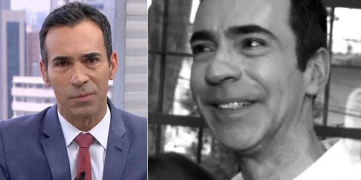 Cesar Tralli já revelou chorar por causa da família (Foto: Reprodução/TV Globo) Cesar Tralli já revelou chorar por causa da família (Foto: Reprodução/TV Globo)