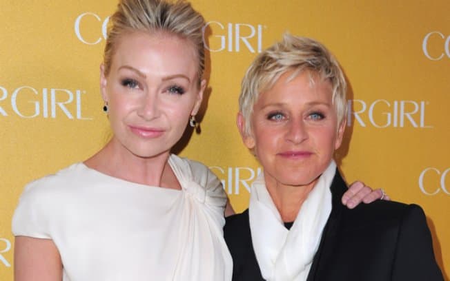 Ellen DeGeneres e Portia de Rossi (Foto: Reprodução)