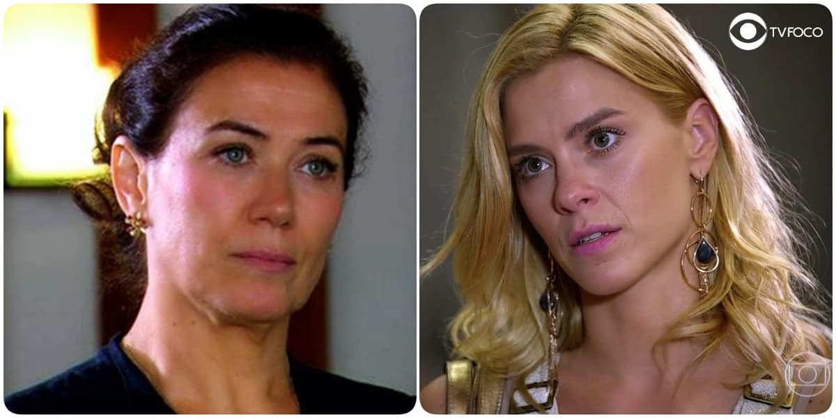 Fotomontagem com as personagens Griselda e Teodora da novela Fina Estampa Fotomontagem com as personagens Griselda e Teodora da novela Fina Estampa