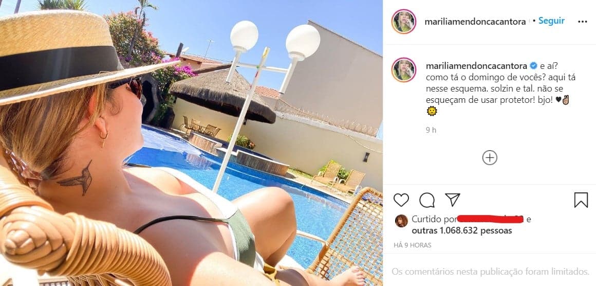 Marília Mendonça mandou indireta para o ex (Foto: Reprodução)