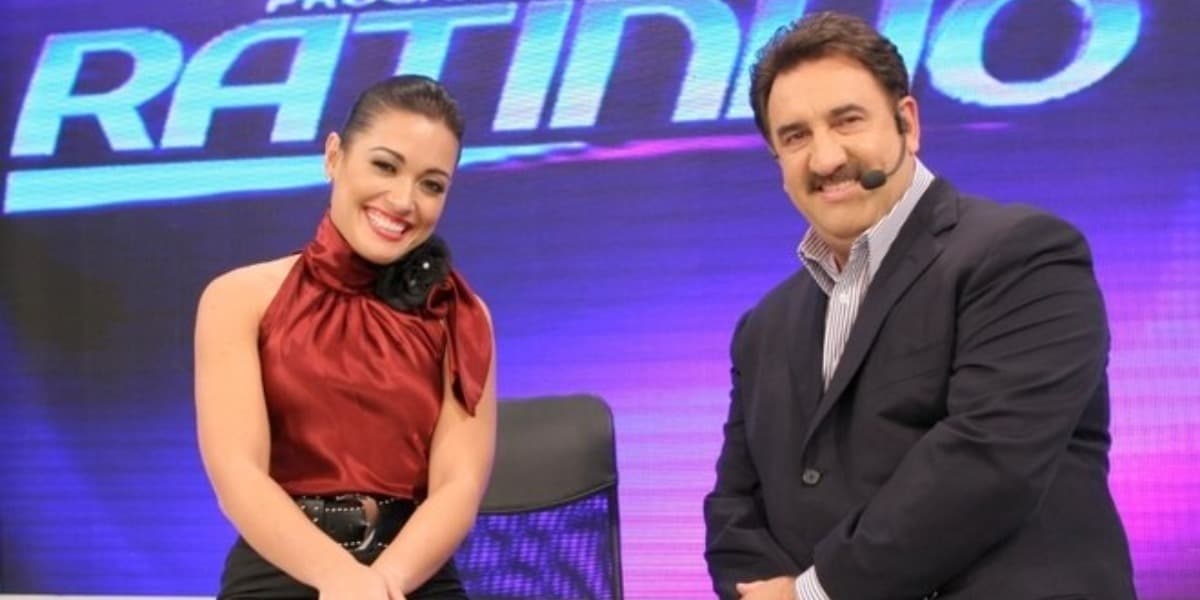 Milene Pavorô e Ratinho (Foto: Reprodução/SBT) Milene Pavorô e Ratinho (Foto: Reprodução/SBT)