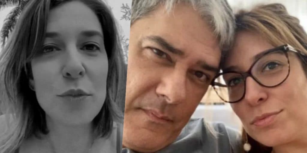 Esposa de Bonner chuta privacidade da família, compartilha foto de casal sem roupa e confessa: "Sobre acordar''